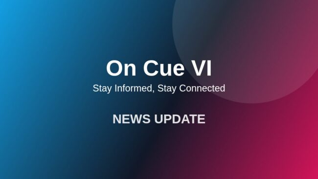 On Cue VI default news update graphic