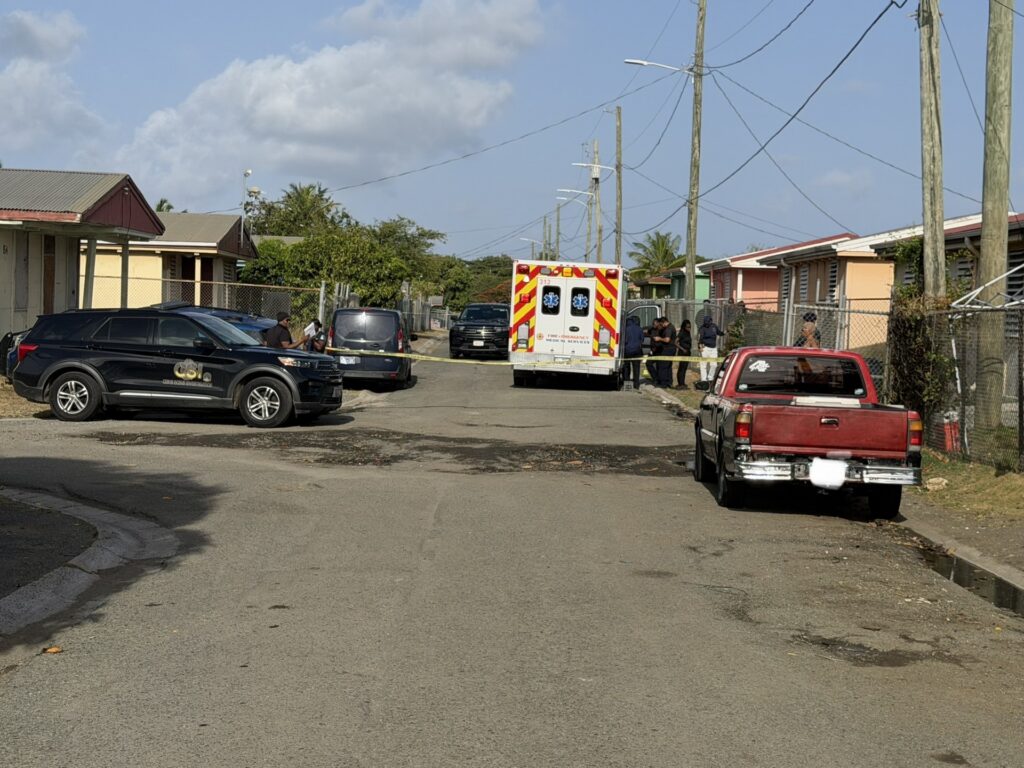 Scene in Williams Delight where VIPD Officer Eustace Charles was fatally shot.
